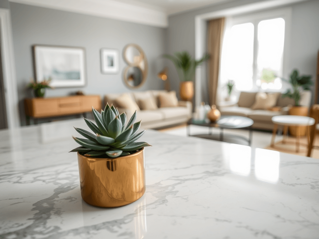 Z czym łączyć marmur we wnętrzach?