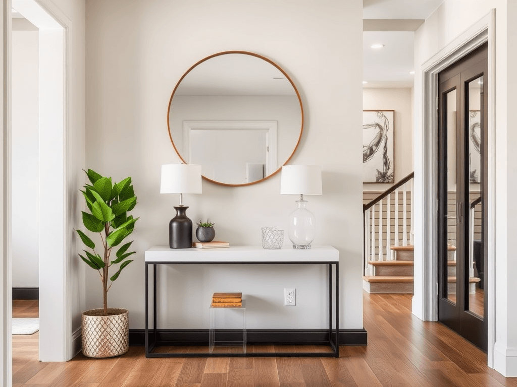 Co położyć na ściany w przedpokoju i klatki schodowej?