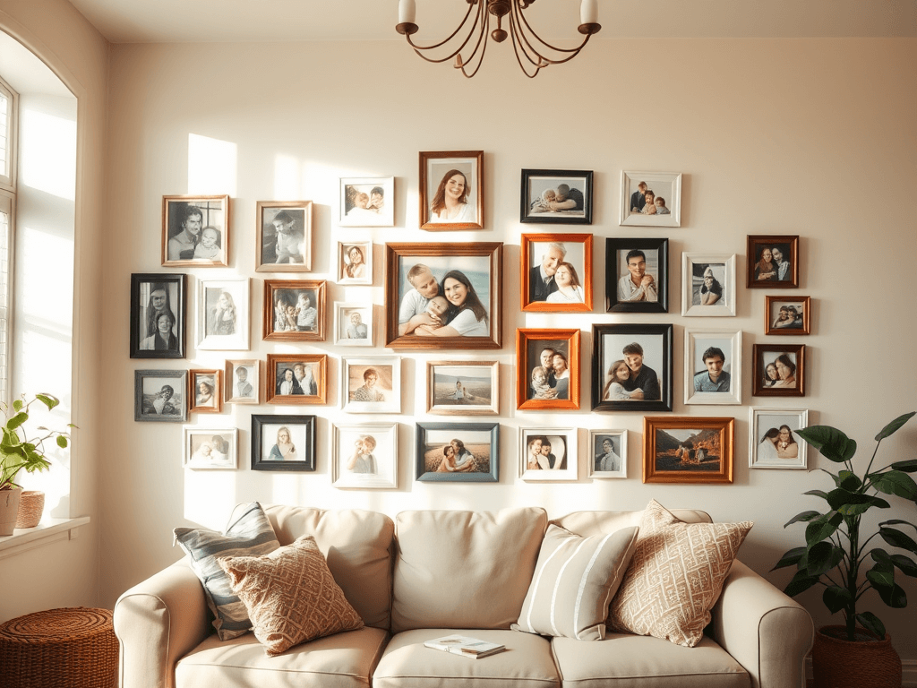 Jak ładnie powiesić zdjęcia rodzinne na ścianie?