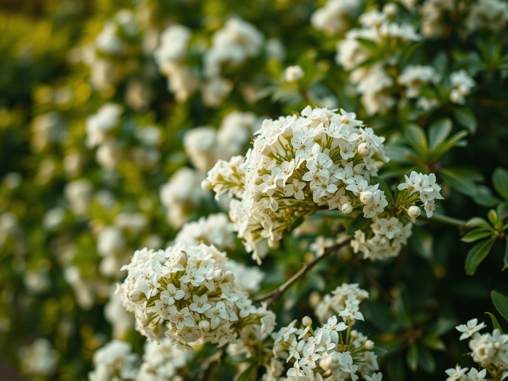 Krzew z białymi kwiatami – jak się nazywa?