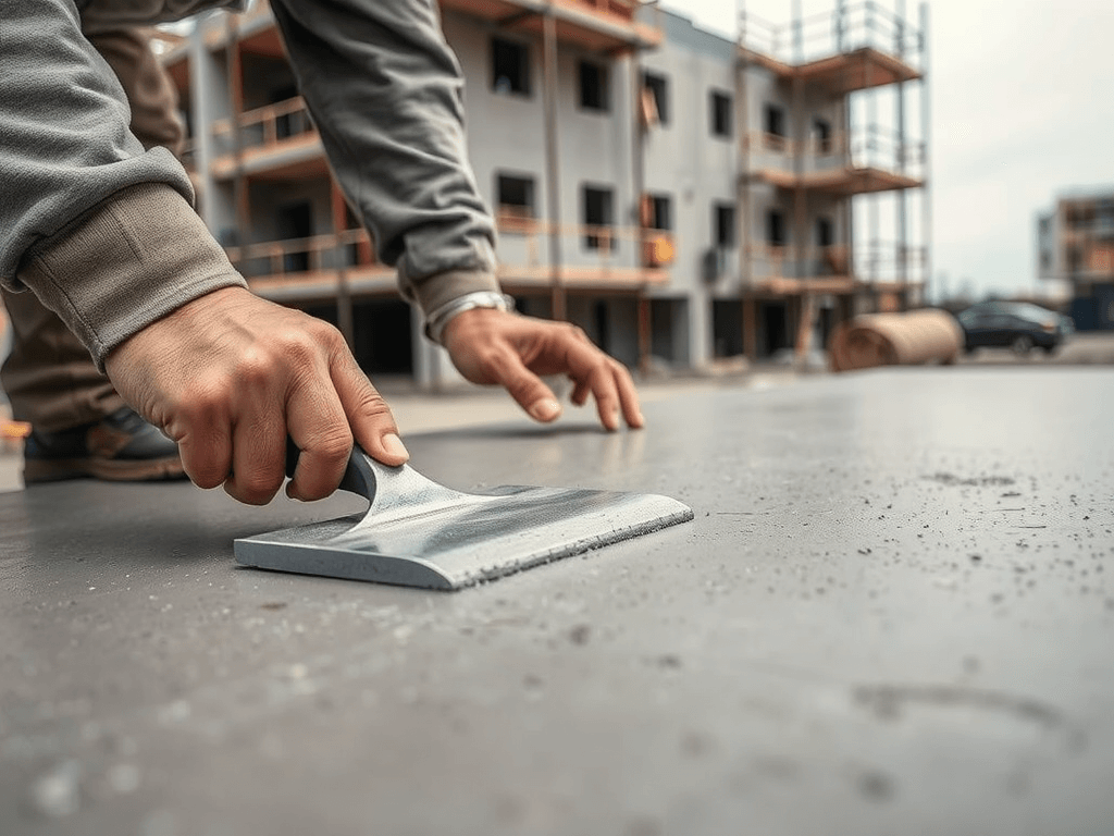Zacieranie betonu na gładko – poradnik budowlańca