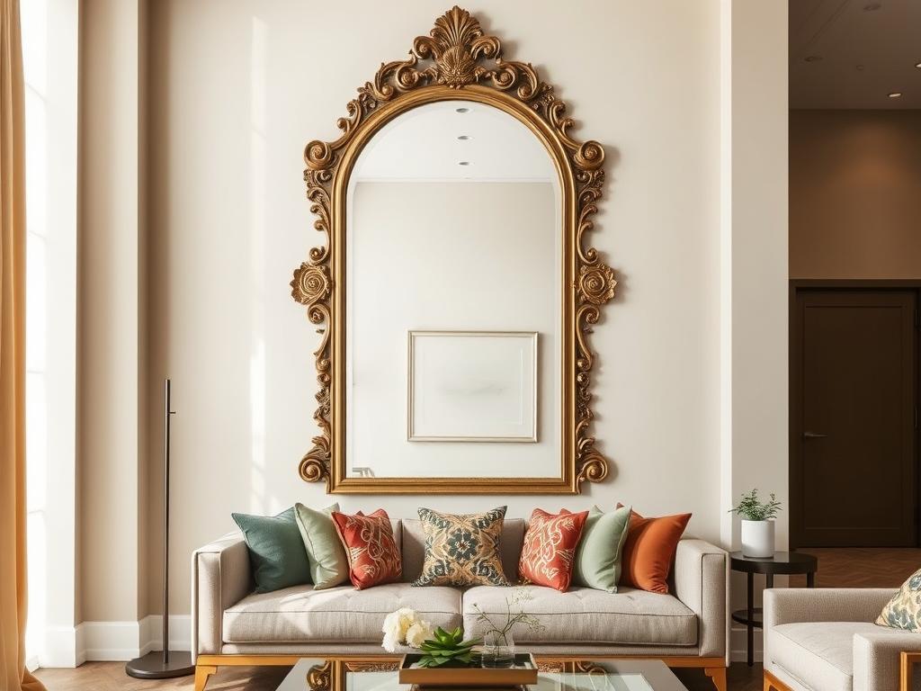 Gdzie powiesić lustro we wnętrzu?