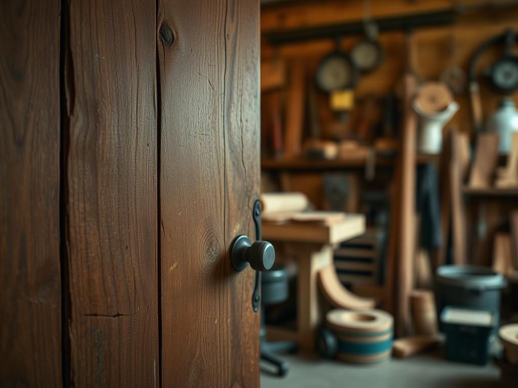 Jak naprawić uszkodzone drewniane drzwi?