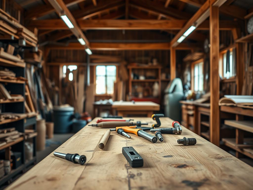 Jak wykonać prosty stół warsztatowy z drewna?