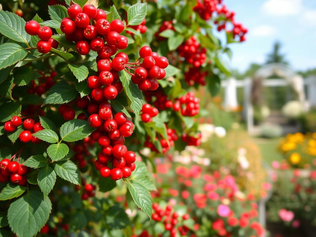 Krzew z czerwonymi kulkami – nazwa