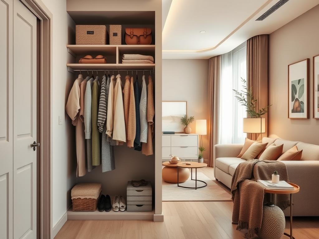 Jak zaprojektować funkcjonalną garderobę w małym mieszkaniu?