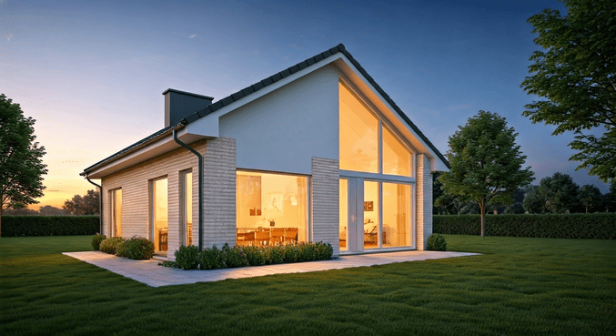 alt_text: Odświeżony dom z tanimi metodami, takimi jak malowanie, czyszczenie i dekoracje roślinne.