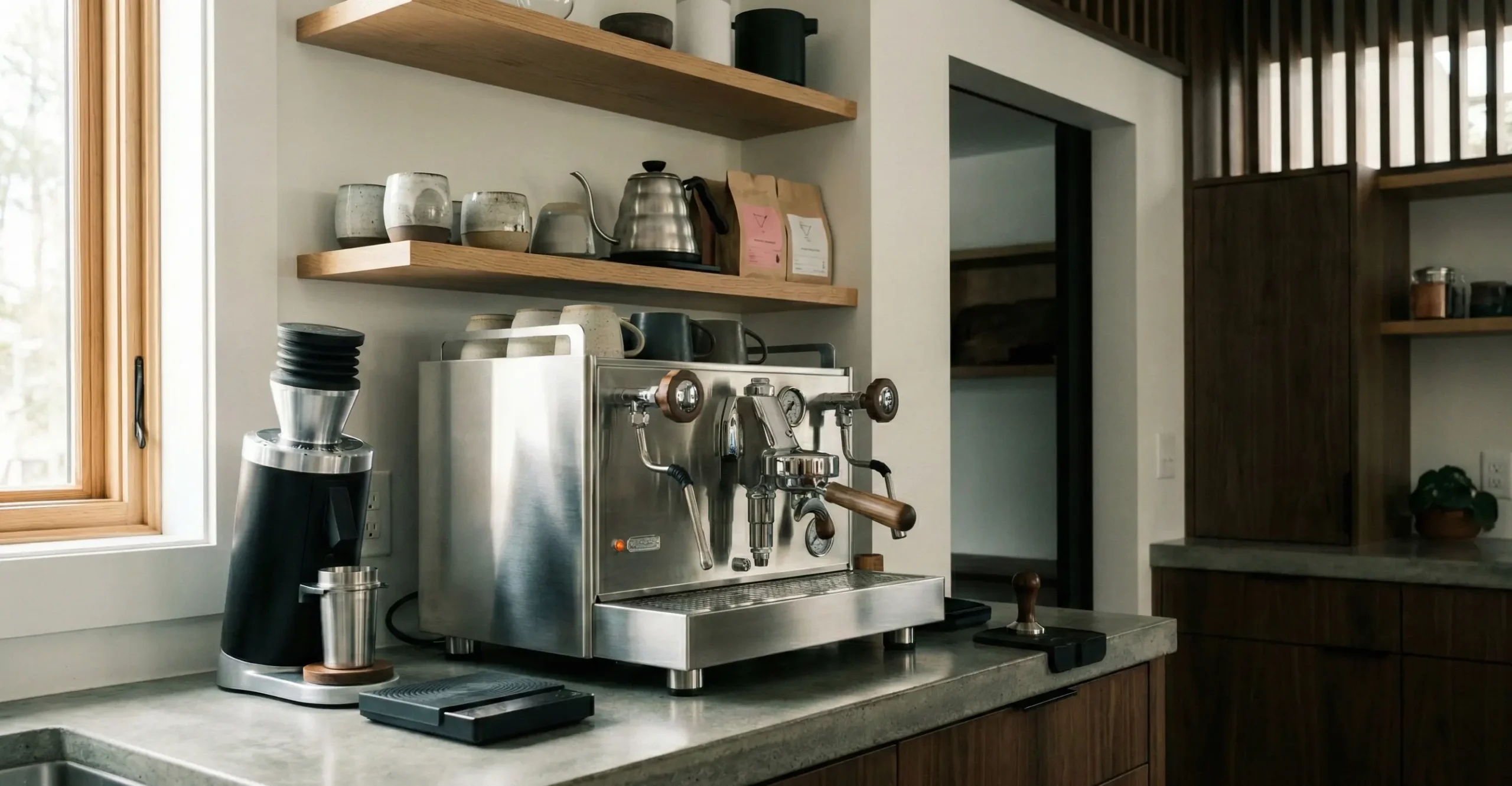 Domowa strefa kawy w stylu premium - jak stworzyć efektowny i efektywny kącik baristyczny