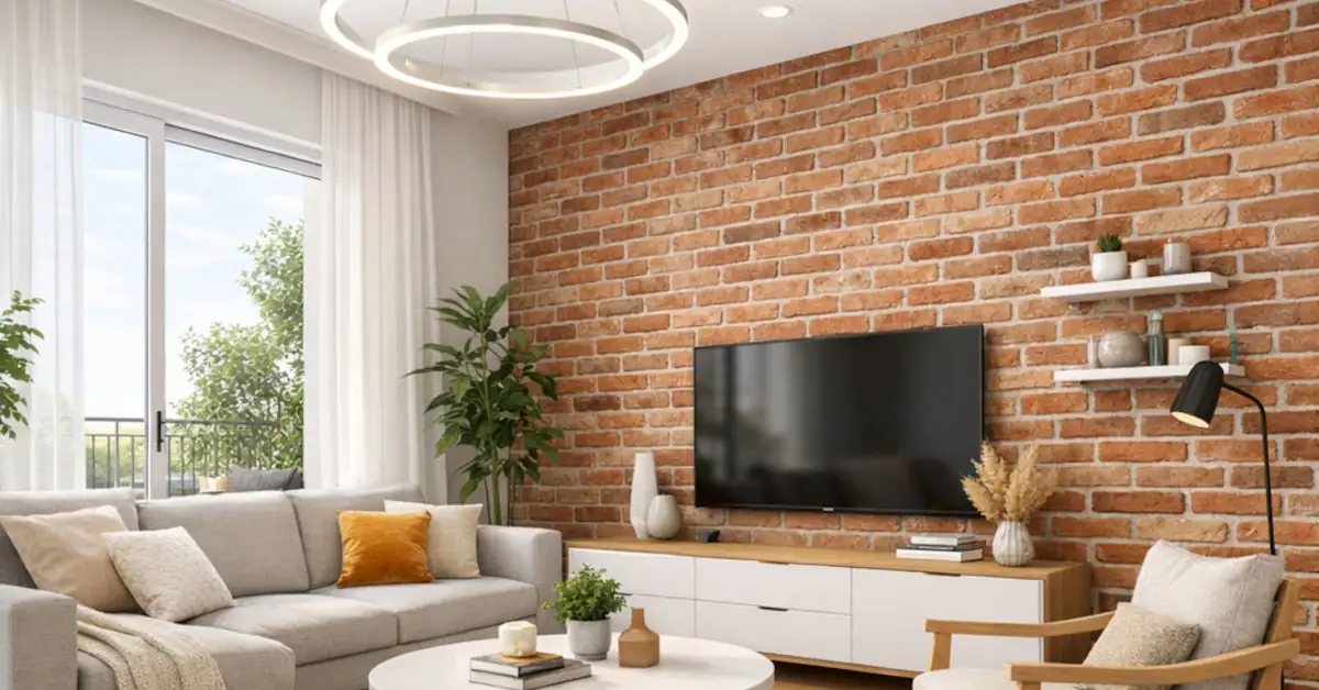 Czerwona cegła na ścianie – co do niej pasuje?