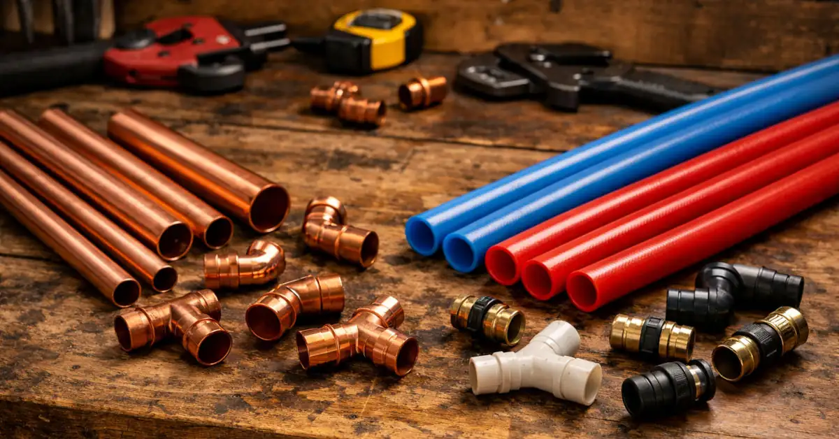 Jakie są różnice między rurami PEX a miedzianymi?