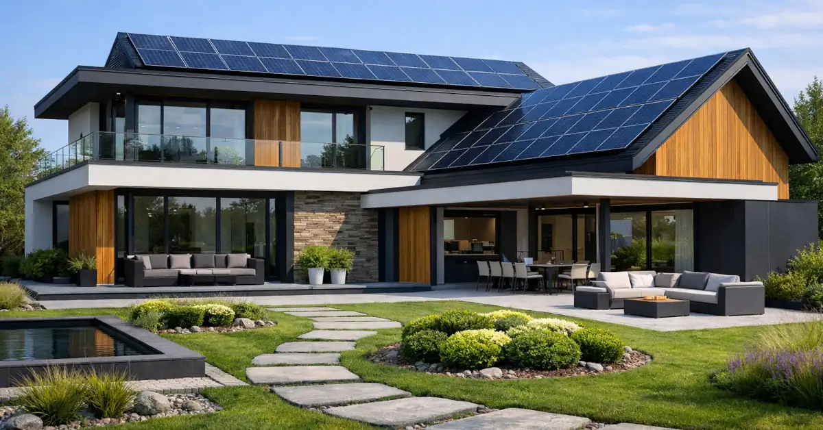 nowoczesny dom energooszczędny