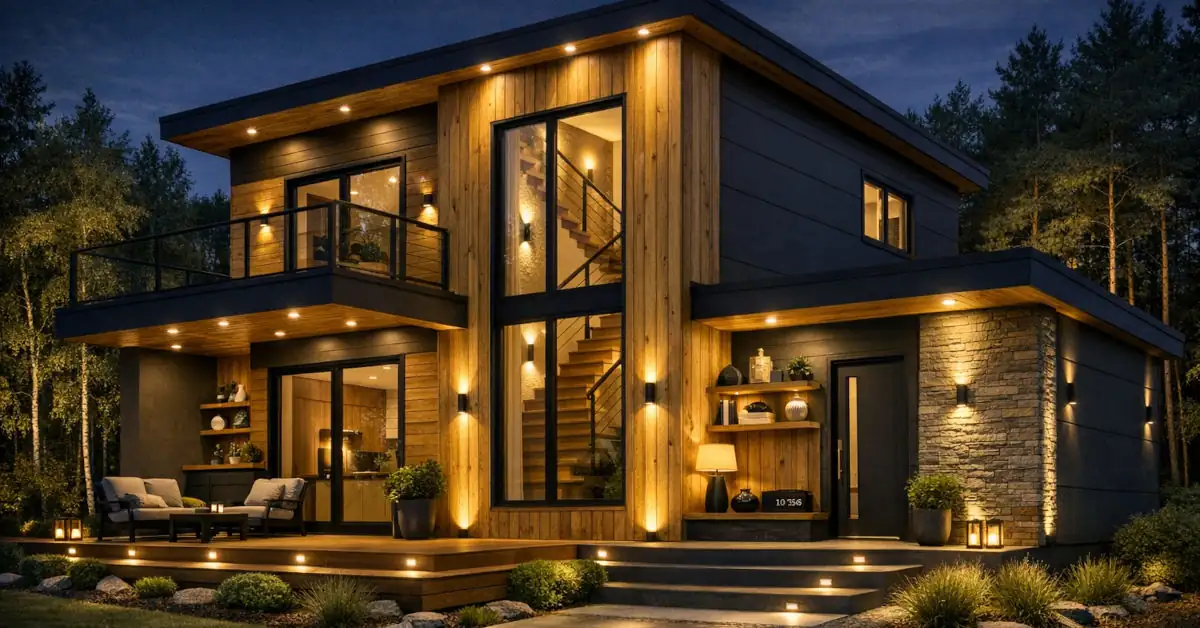 Jak zaprojektować oświetlenie elewacji domu?