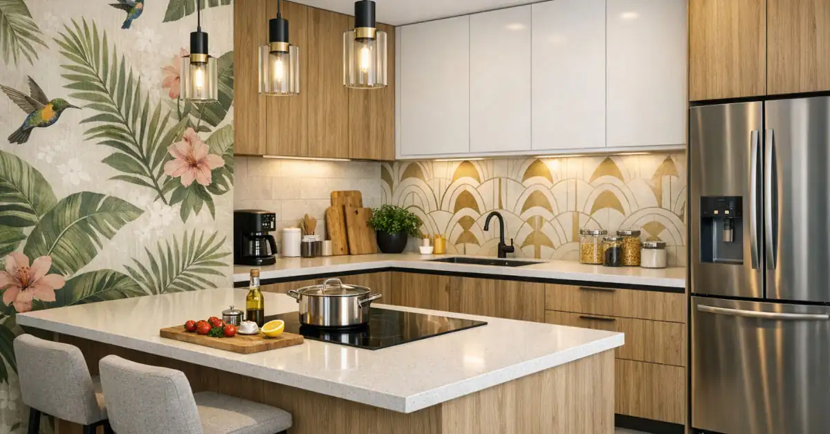 Czy tapeta winylowa sprawdzi się w kuchni?