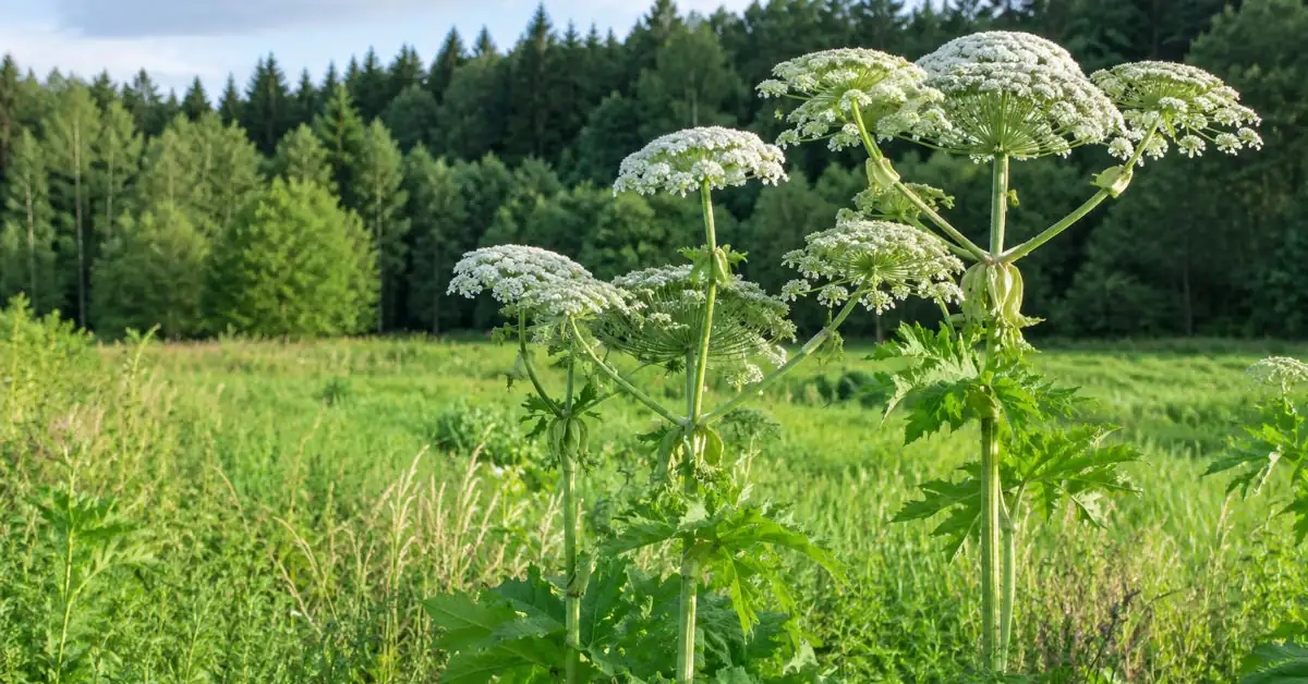 Barszcz Sosnowskiego – wygląd, objawy oparzenia